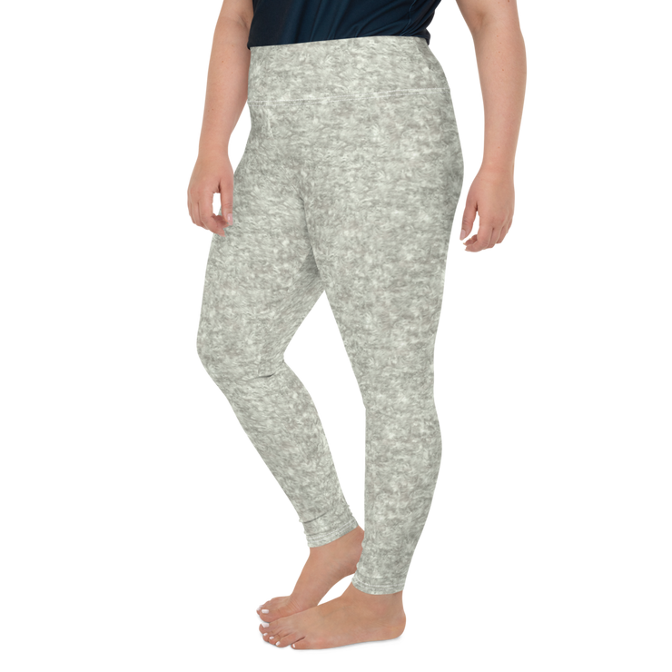 Silver Fur Plus Size Leggings