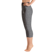 Grey Denim Jean 243 Capri Yoga Pants