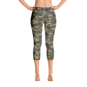 Camo Pixel Capri Leggings