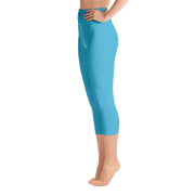 Pacific Blue Capri Yoga Pants