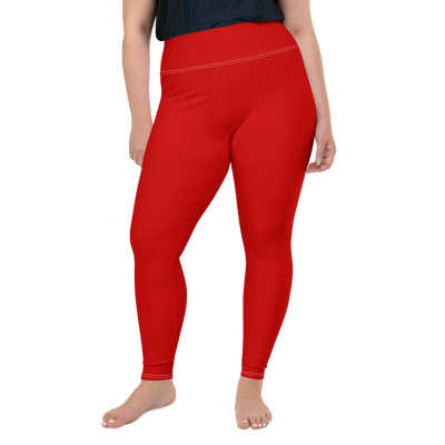 Red Plus Size Leggings