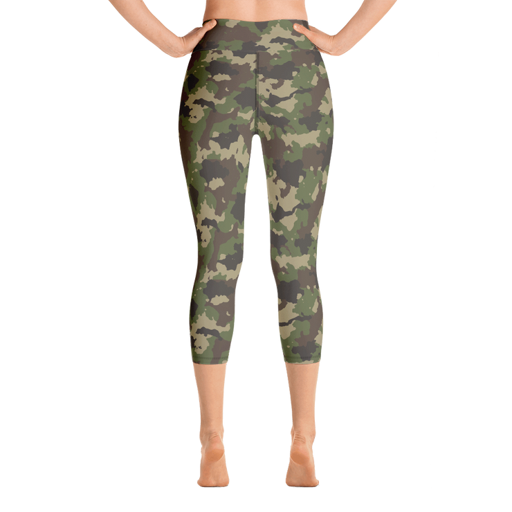 Camo Capri Yoga Pants