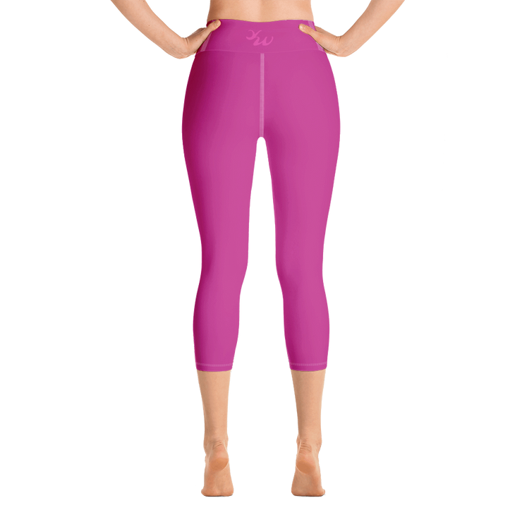 Magenta Capri Yoga Pants