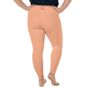 Peach Plus Size Leggings