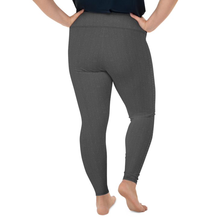 Black Denim Jean 250 Plus Size Leggings