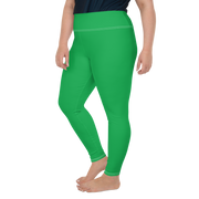 Green Plus Size Leggings