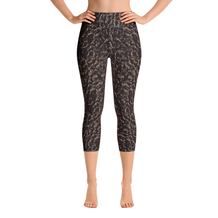 Karakul Sheep Capri Yoga Pants