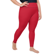 Lava Red Plus Size Leggings