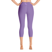 Violet Capri Yoga Pants