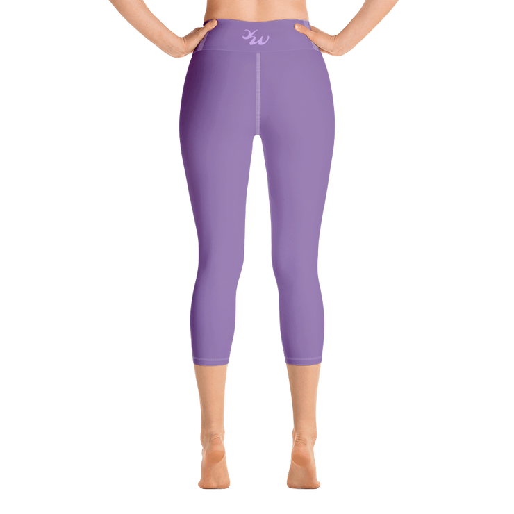 Violet Capri Yoga Pants