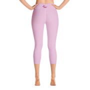 Pink Lavender Capri Yoga Pants