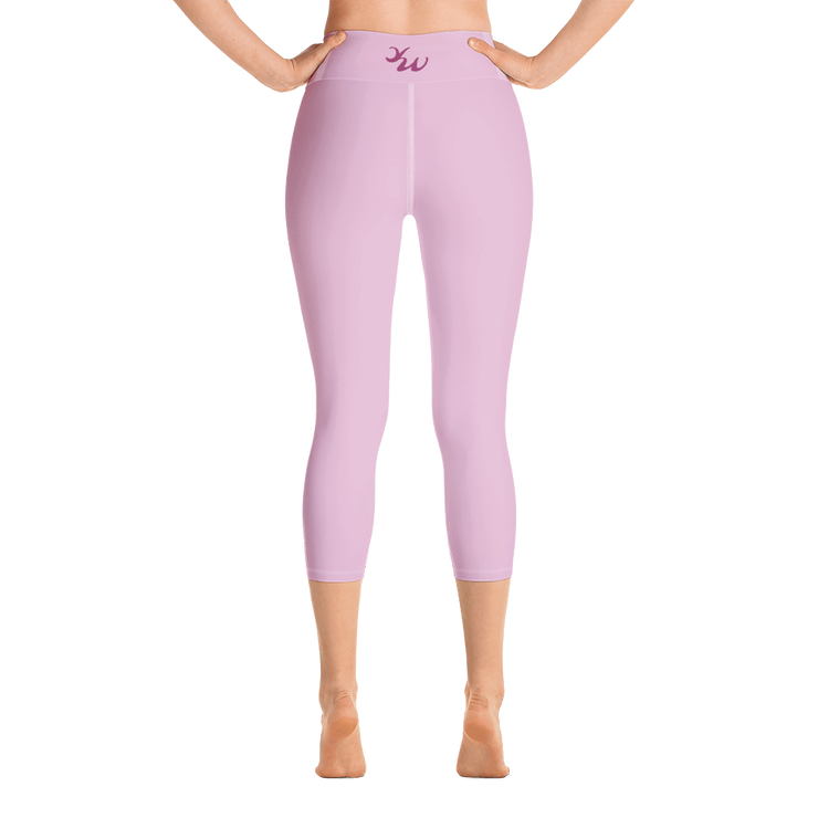 Pink Lavender Capri Yoga Pants