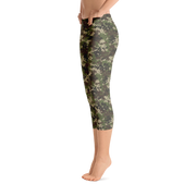 Camo Pixel Capri Leggings