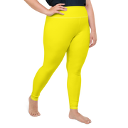 Yellow Plus Size Leggings