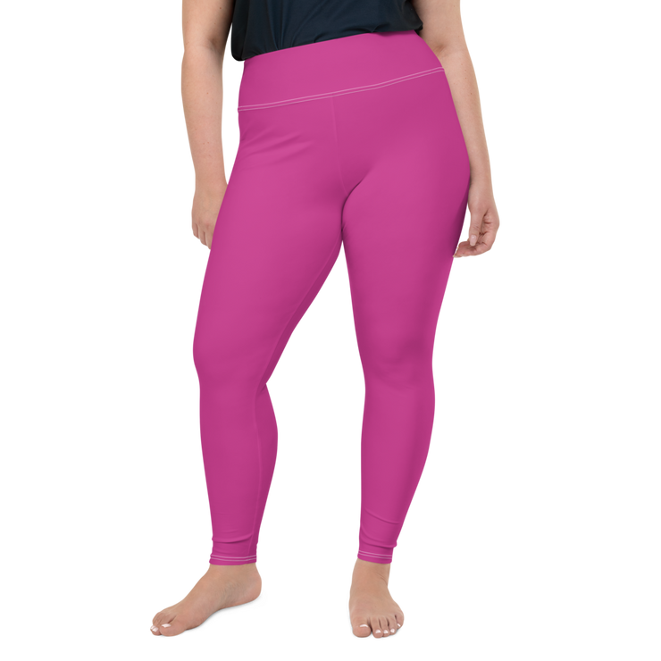 Fuschia Plus Size Leggings