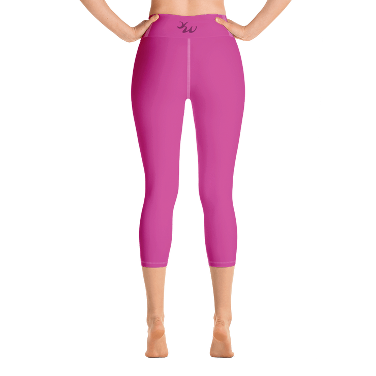 Fuschia Capri Yoga Pants