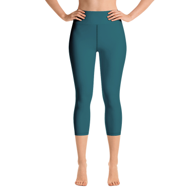 Sherpa Blue Capri Yoga Pants