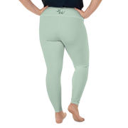 Pastel Green Plus Size Leggings