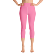 Pink Capri Yoga Pants