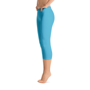 Pacific Blue Capri Leggings