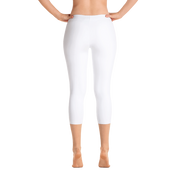 White Capri Leggings