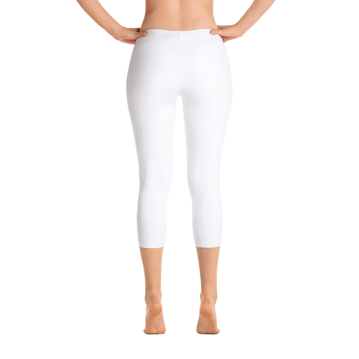 White Capri Leggings