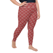 Scarlet Snowflake Plus Size Leggings