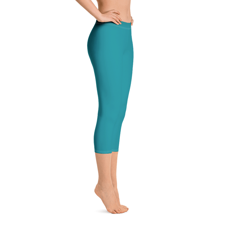 Teal Capri Leggings