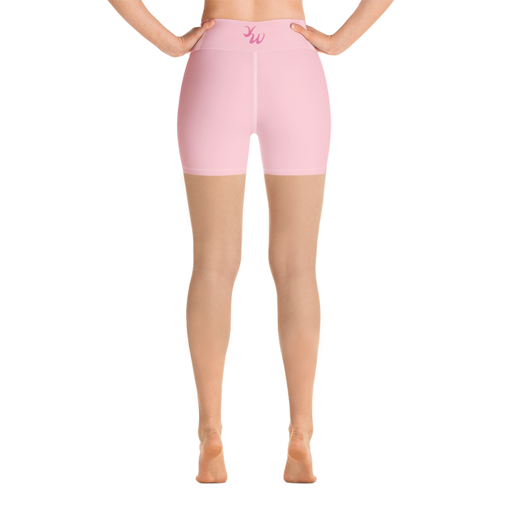 Cotton Candy Pink Yoga Shorts