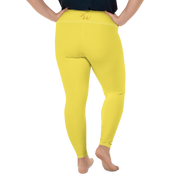 Maize Yellow Plus Size Leggings