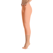 Peach Capri Leggings