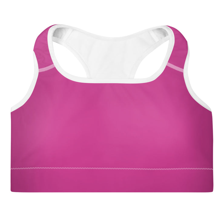 Fuschia Sports Bra