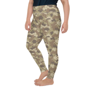 Brown Camo Plus Size Leggings