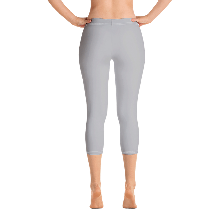 Silver Capri Leggings