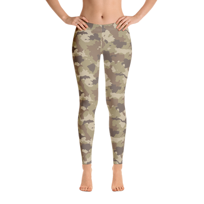 Brown Camo Leggings