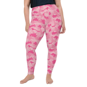 Pink Camo Plus Size Leggings