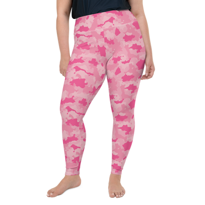 Pink Camo Plus Size Leggings