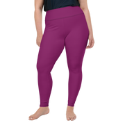 Raspberry Plus Size Leggings