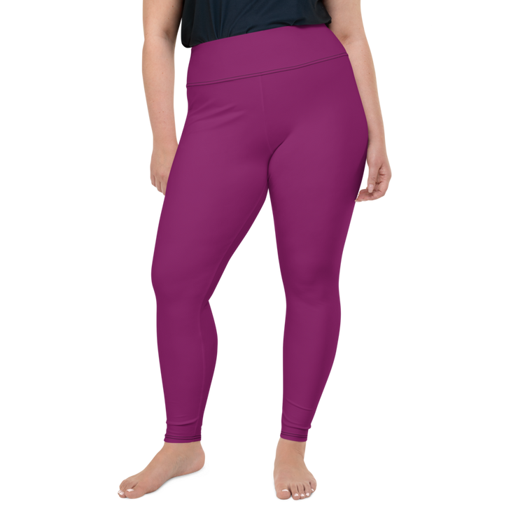 Raspberry Plus Size Leggings