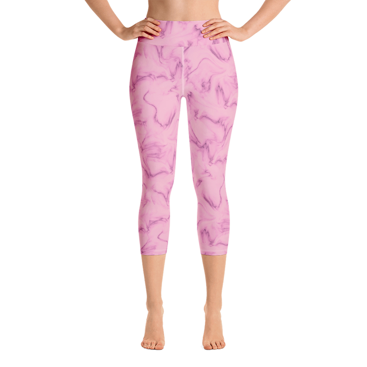 Berry Swirl Capri Yoga Pants