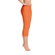 Orange Capri Leggings