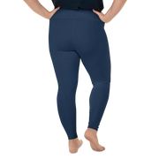 Navy Denim Jean 250 Plus Size Leggings