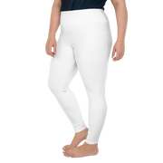 White Plus Size Leggings