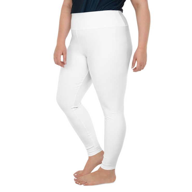 White Plus Size Leggings