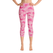 Pink Camo Capri Yoga Pants