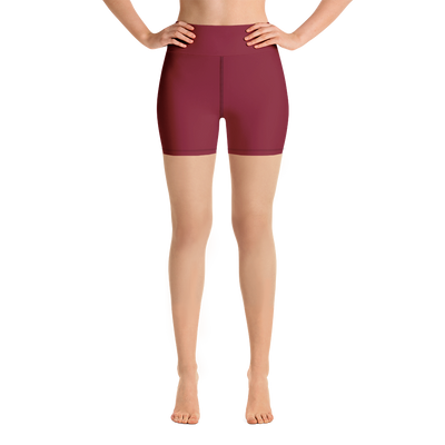 Red Wine Yoga Shorts