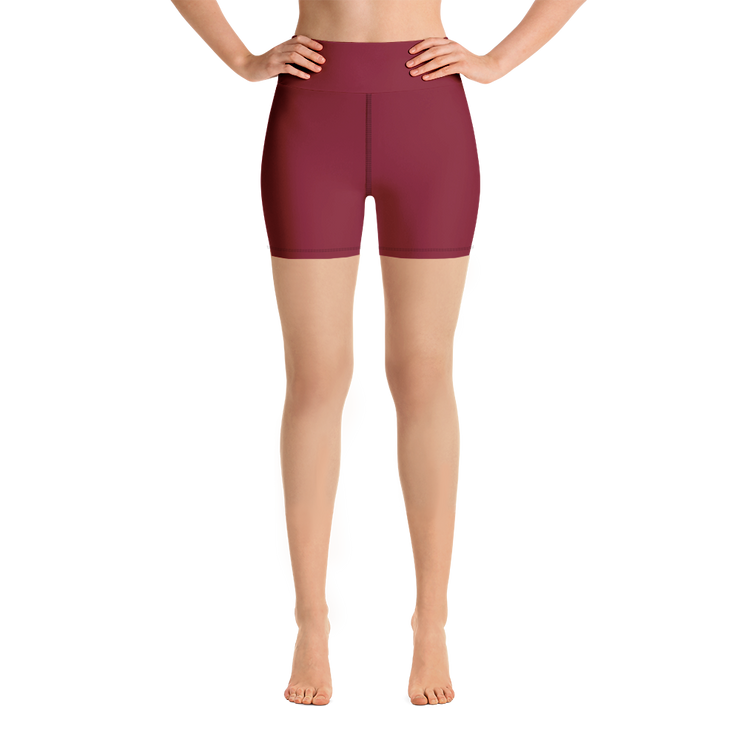 Red Wine Yoga Shorts