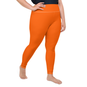 Neon Orange Plus Size Leggings