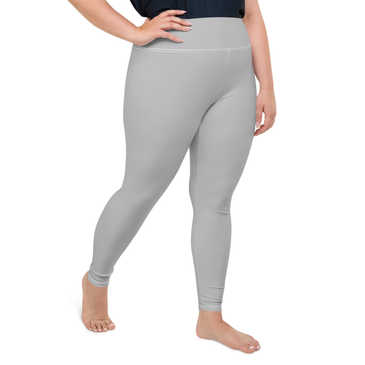 Silver Plus Size Leggings