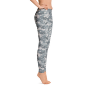 Grey Camo Pixel Leggings